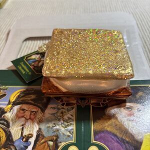 OLD WORLD CHRISTMAS 2013 S’More Blown Glass Ornament - NEW W/TAG Boxed